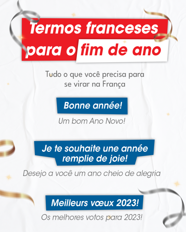 Ano Novo na França: gramática